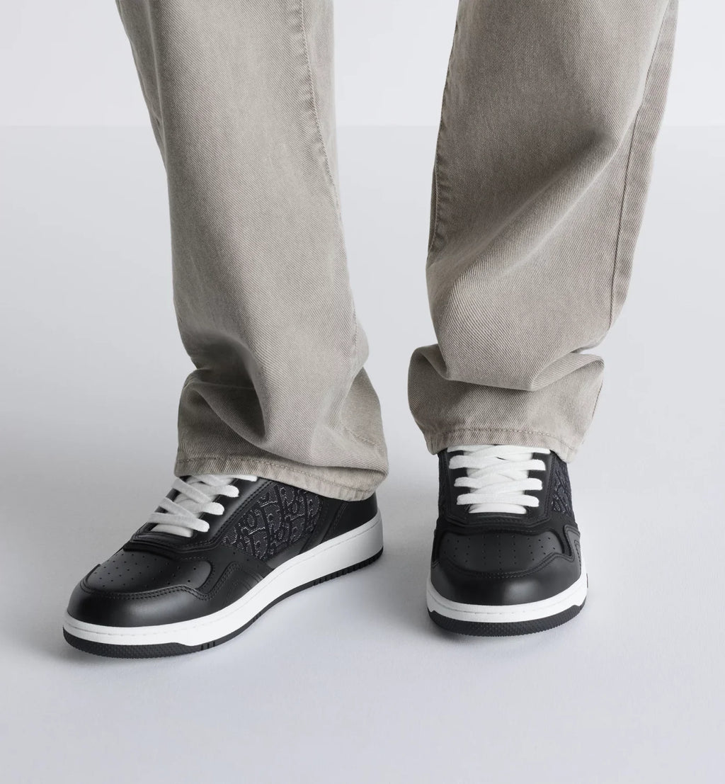 DIOR B27 Uptown Low-Top Sneaker Calfskin Dior Oblique Embossed Suede #376179
