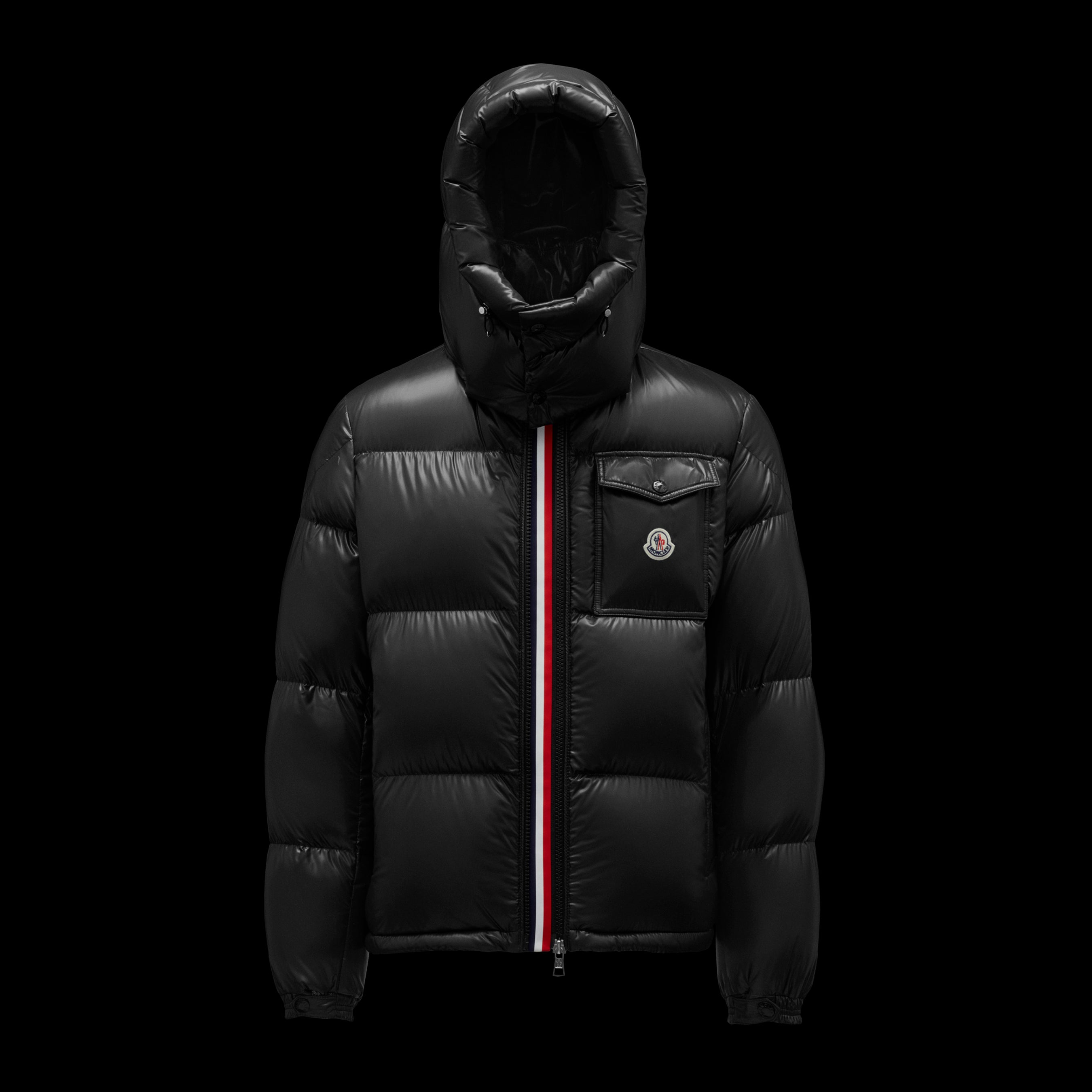 Moncler Men's Winter Standing Collar Hooded Zip Puffer Down Jacket Coat #97559