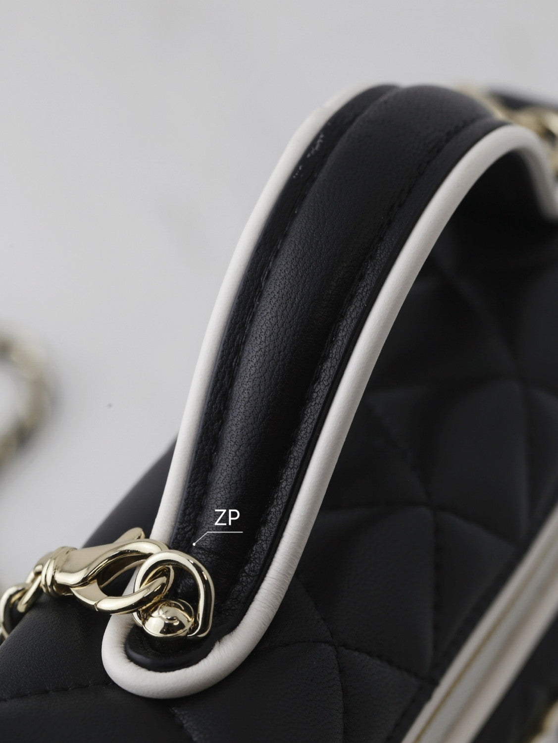 Chanel 26 New Arrival Black And White Panda Colour-block Lunch Bag Colour-block Make-up Bag Diamond-quilted Chain-strap Handbag  Lady Bags AP5240 #84323A