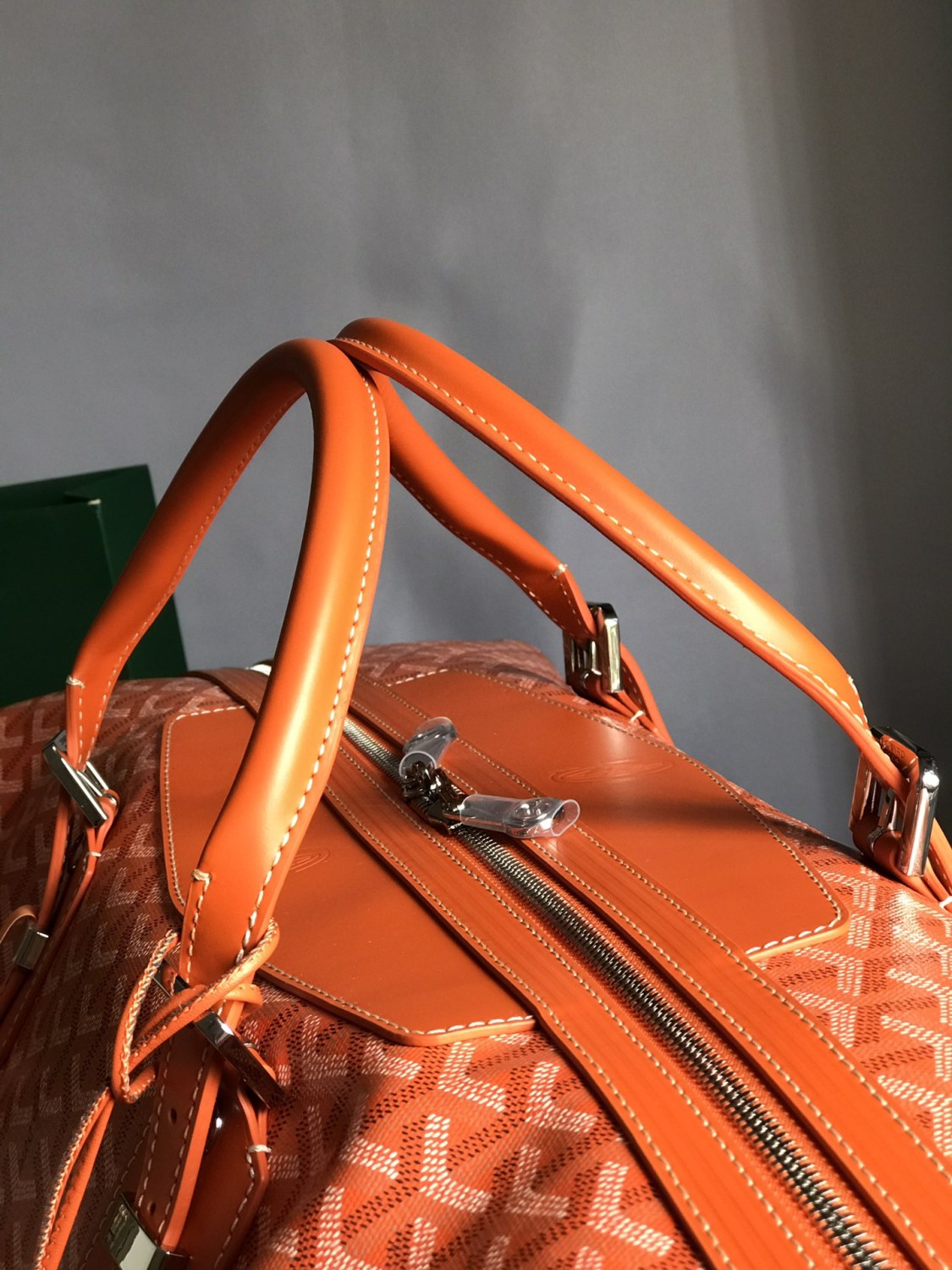 GOYARD Bowling45 Men's And Women's Fashion Classic All-over Print Zipper Closure Canvas Leather Oversized Travel Bag Bags BOWLIN045TY33CL33P #78364