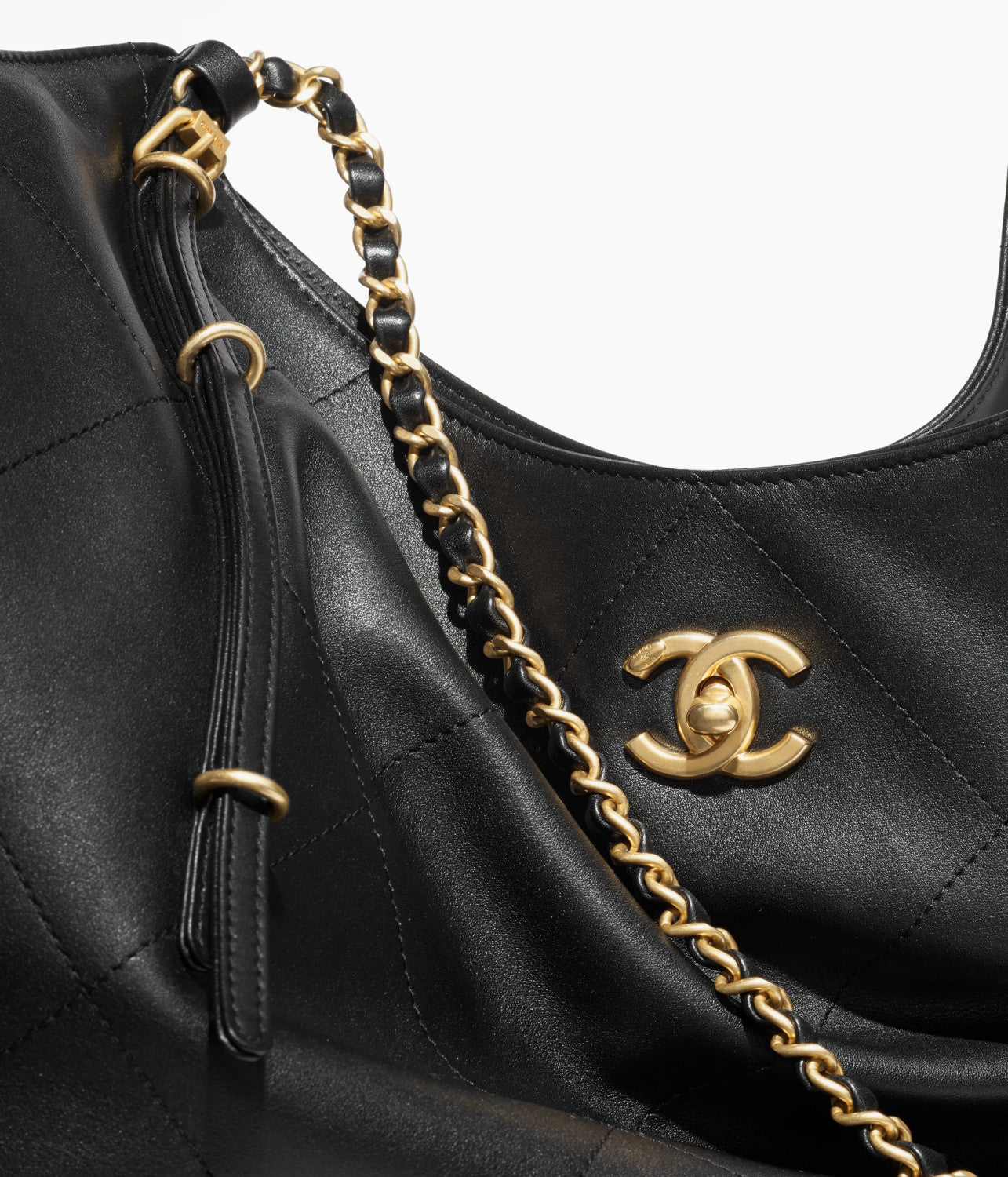 Chanel Women's MAXI Shopper Pure Color Metallic Accessories Checkered Cowhide Large Tote Bag Bags AS5463-B20565-94305 #81284