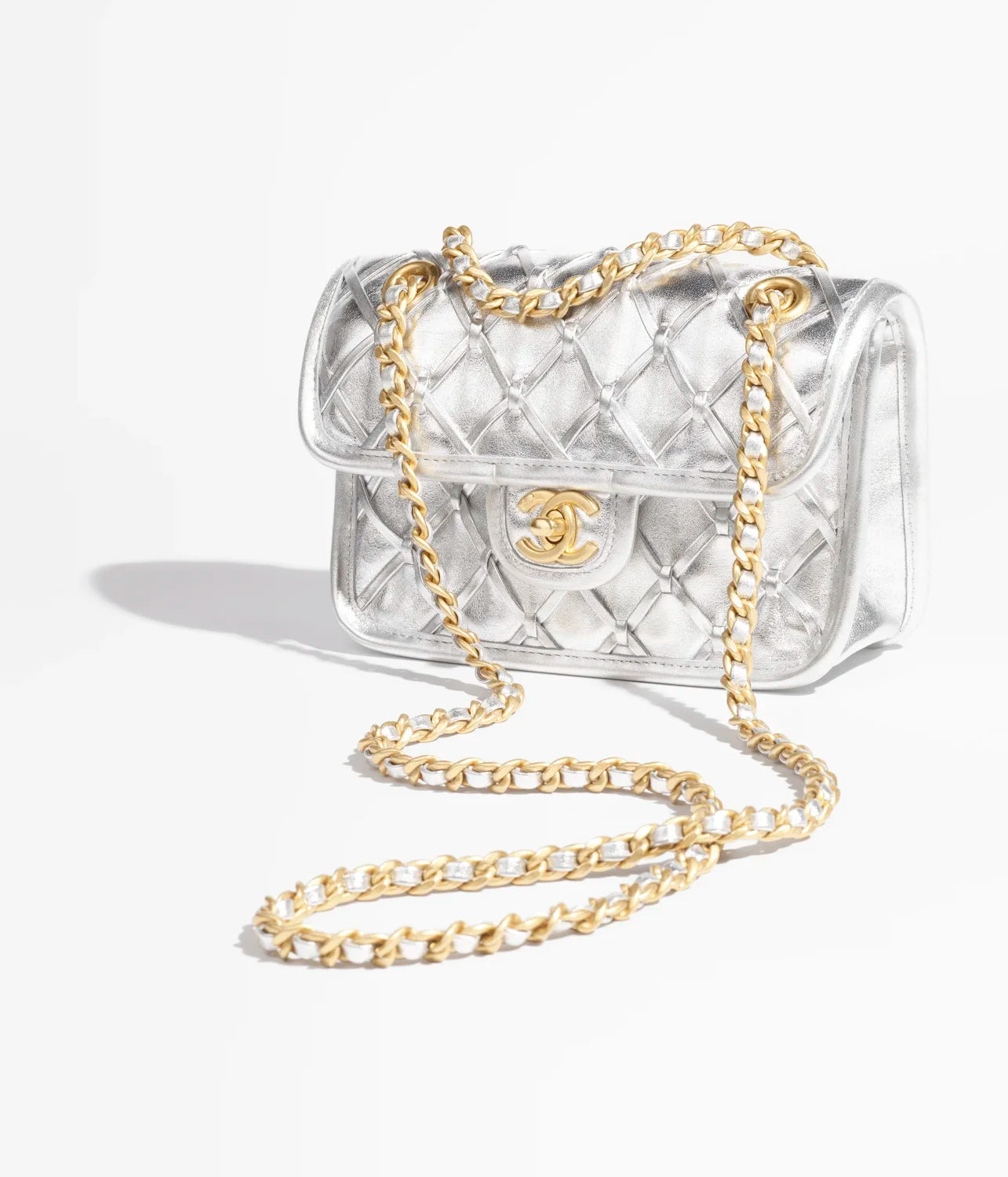 Chanel Metallic Braid Mini Shoulder Bag #317579