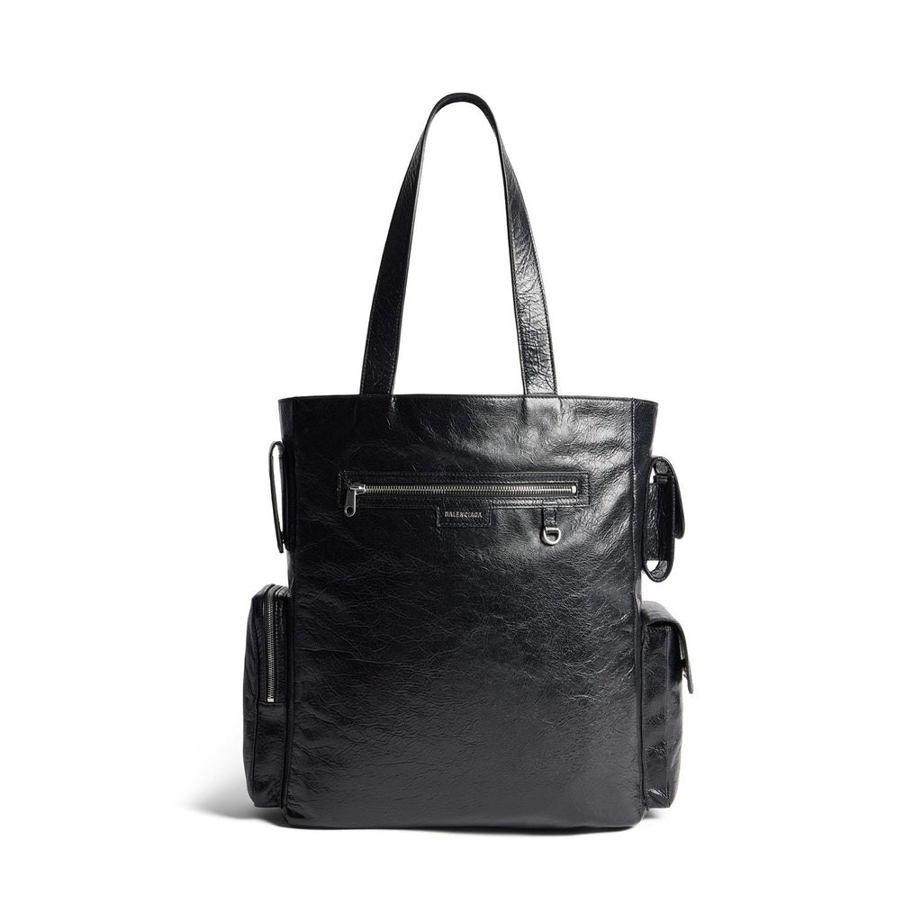 Balenciaga Men's Superbusy Tote Bag Sheepskin Oversized Solid Color Casual Handbag Bags 785296210C81000 #71975