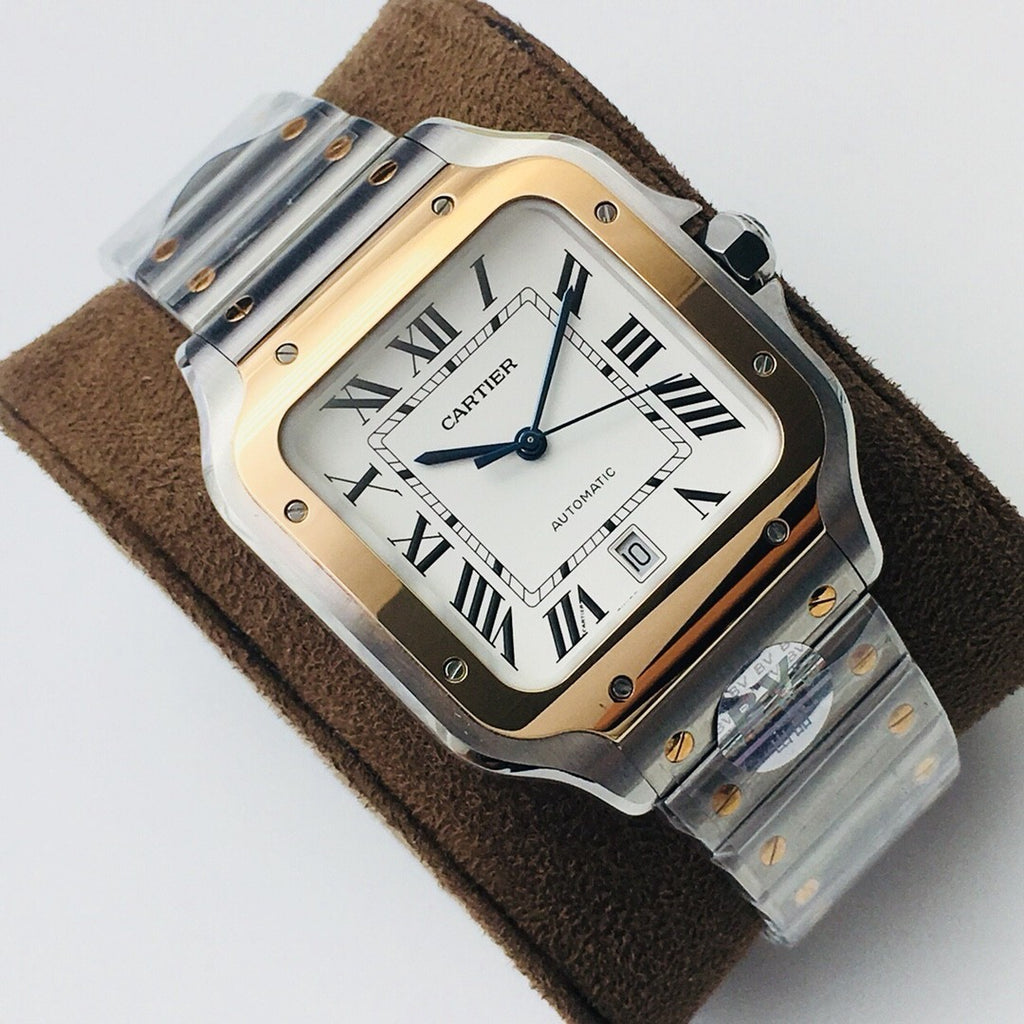 Cartier Santos De Cartier Watch Large Couple'S Watch Fashion Smartink Disassembly System Sapphire Cut Temperament Watch Accessories Thickness 9.08mm #81214