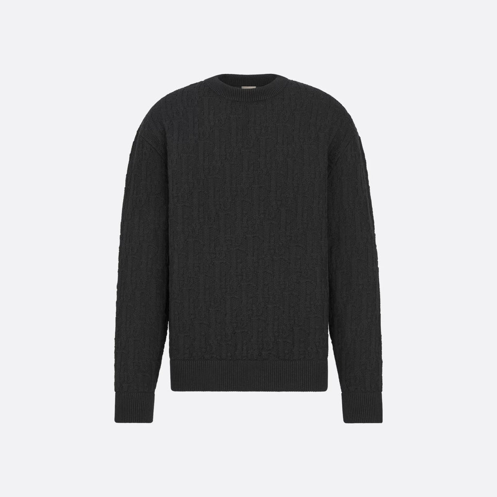 Dior Men's Fall/Winter Fashion Casual Crewneck Pullover Solid Jacquard Sweater #79314