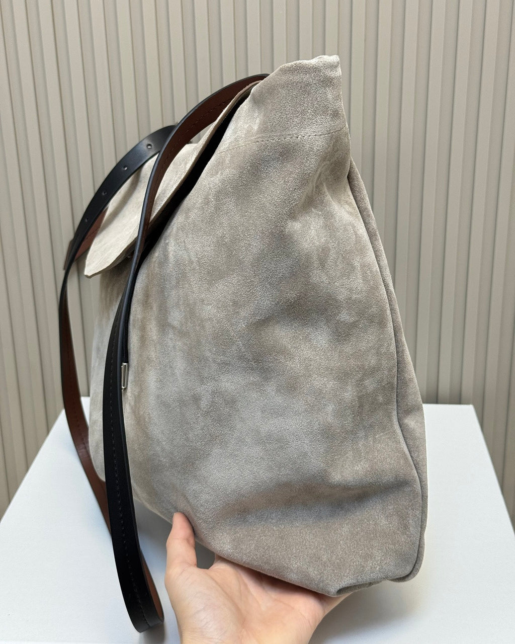 Maison Margiela MM6 Belt One Shoulder Handheld Suede Leather Bag Bags #195377