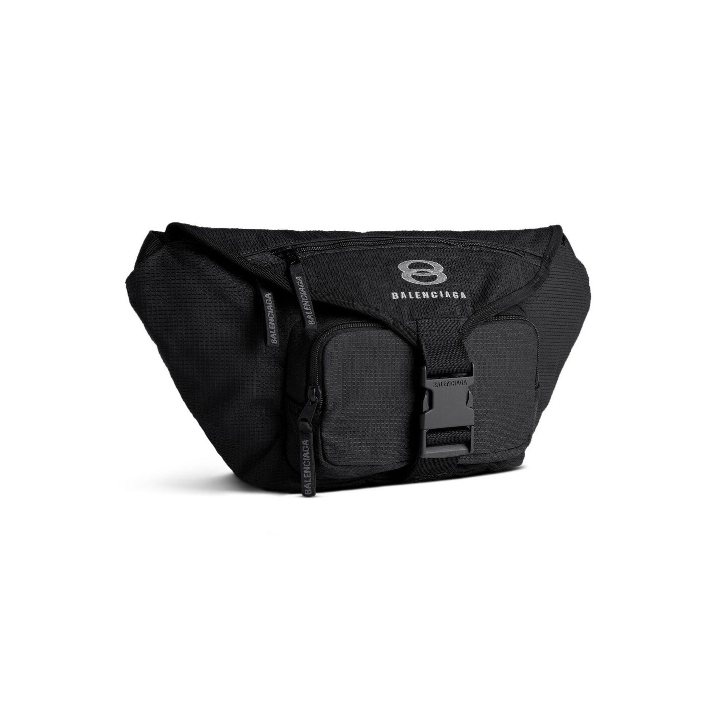 Balenciaga UNITY Men's and Women's Fashion Casual Solid Color Zipper Nylon Waist Bag Crossbody Bag Shoulder Bag Bags #78691