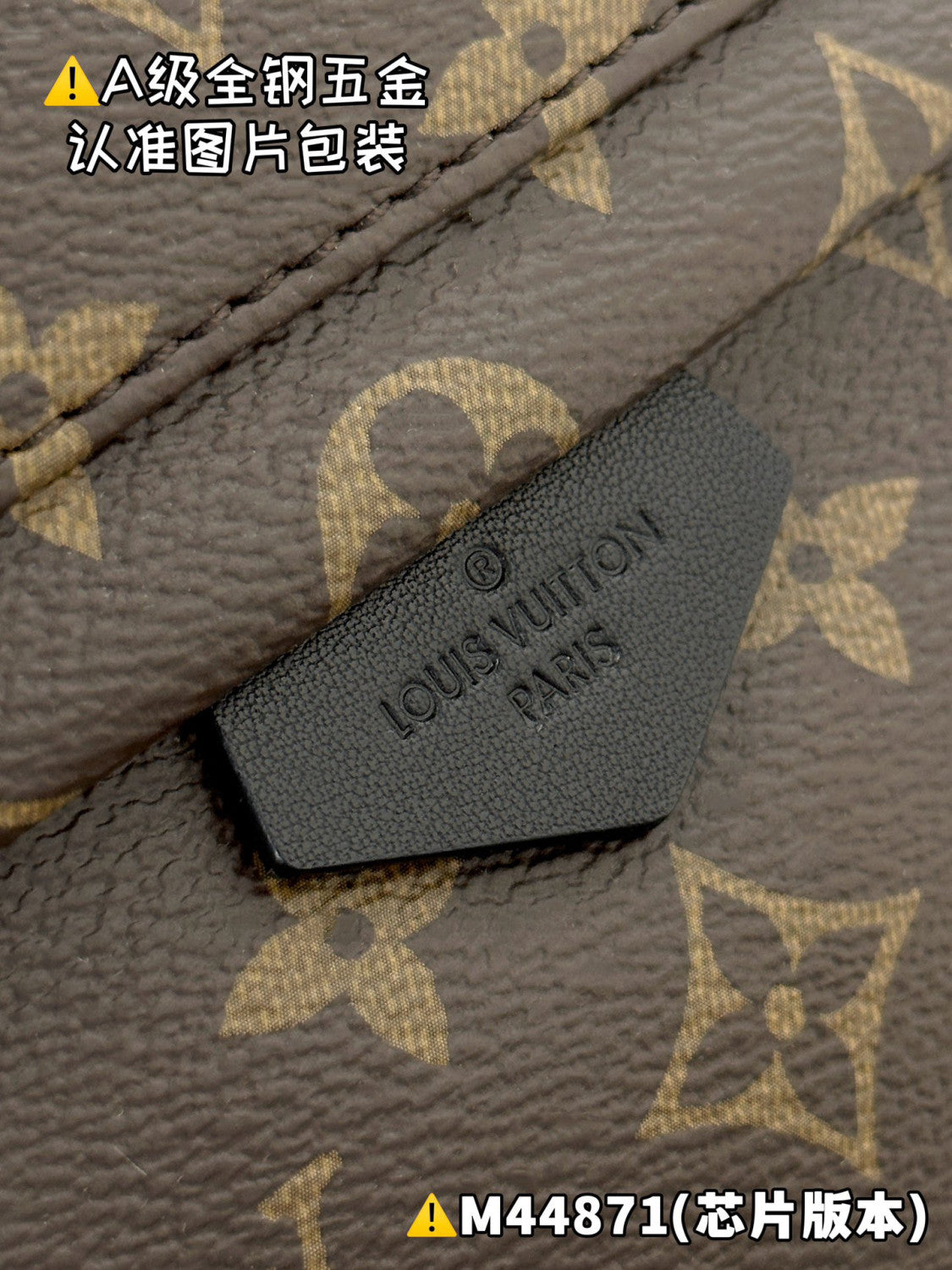 Louis Vuitton Women's Palm Springs Small Shoulder Bag Logo Printed Zipper Closure Cowhide Backpack Solid Color Casual Bags #71892