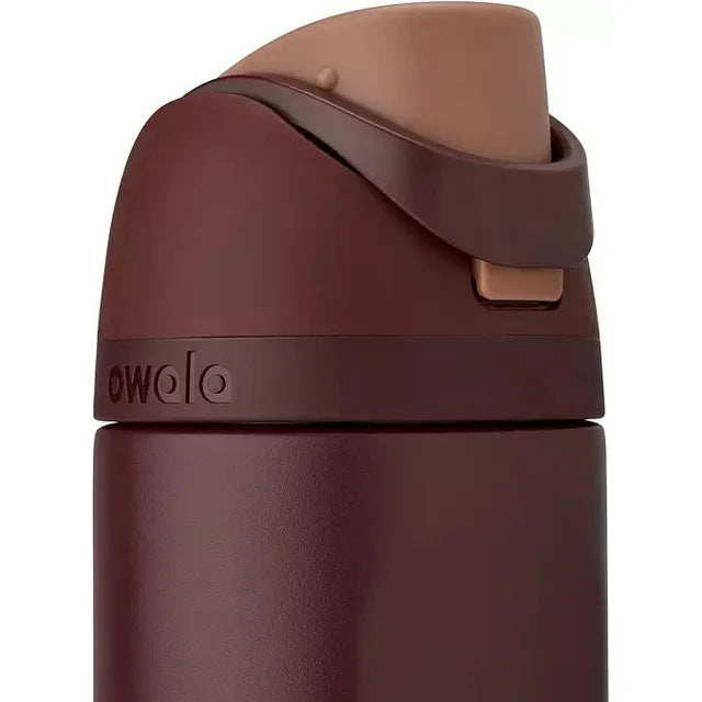 Owala 24 oz. FreeSip Stainless Steel Water Bottle - Merry and Bright Collection - Cinnamon