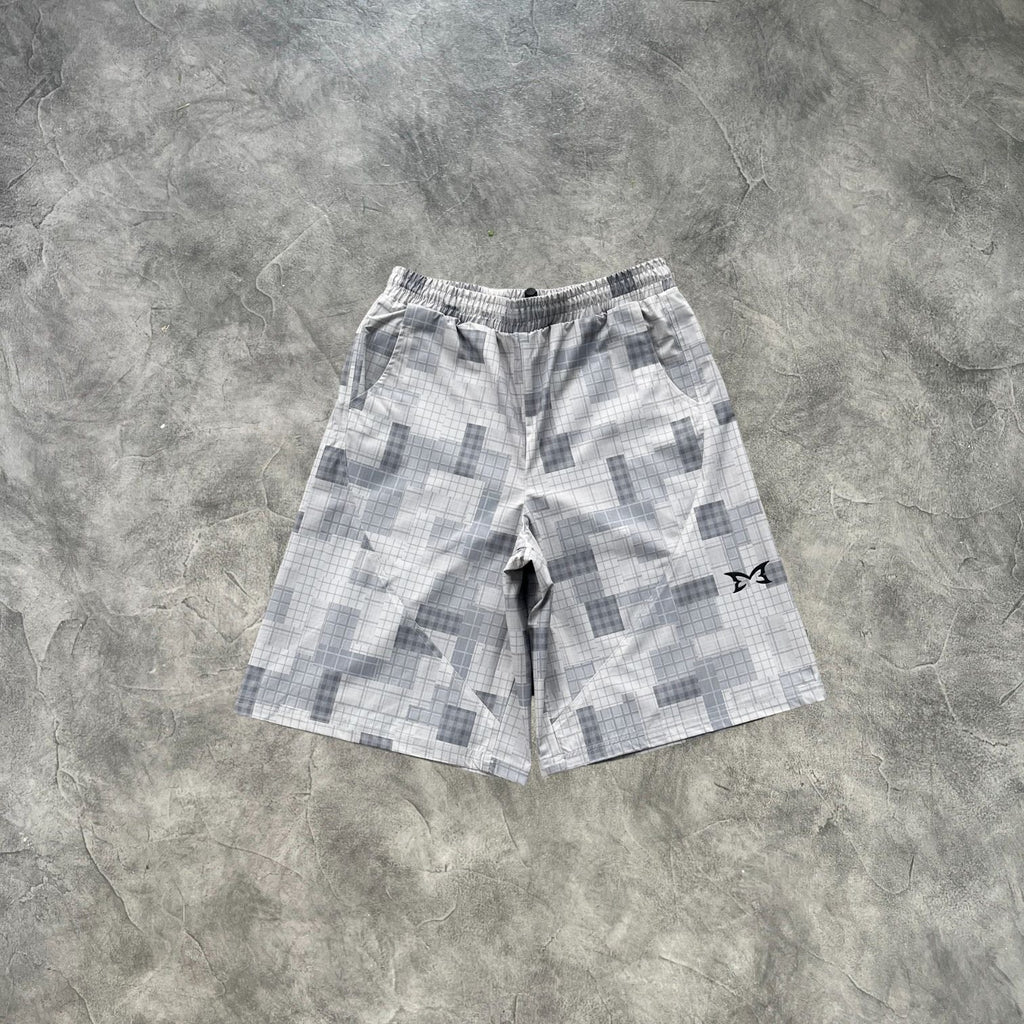 Mertra Patchwork Plaid Short Set