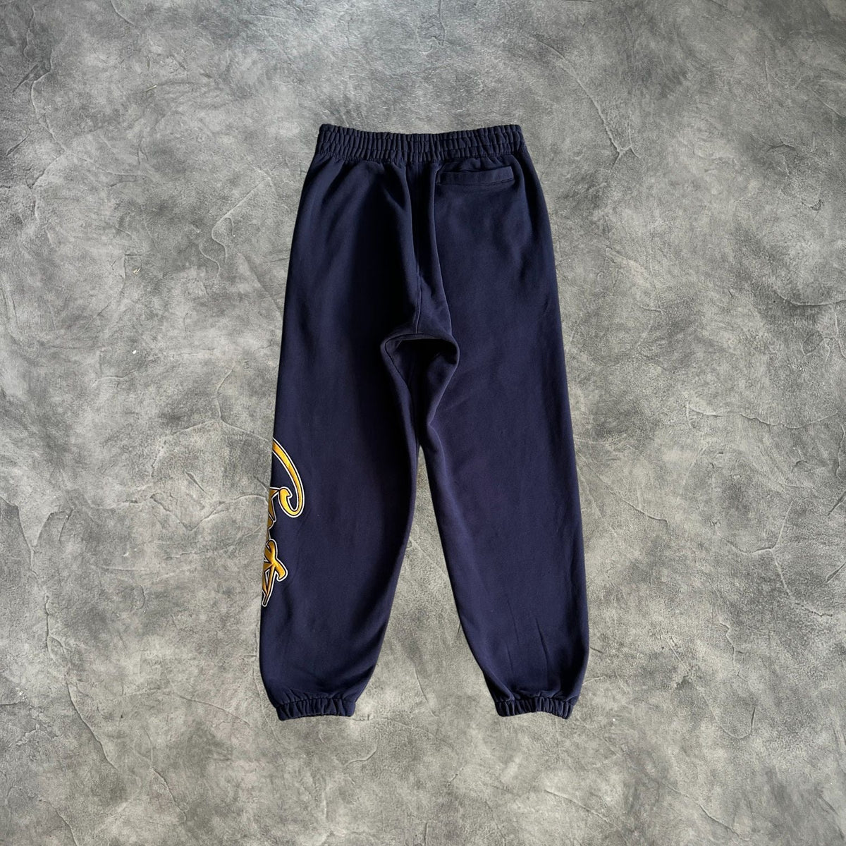 Corteiz Letter Crtz Sweatpants Blue/Yellow