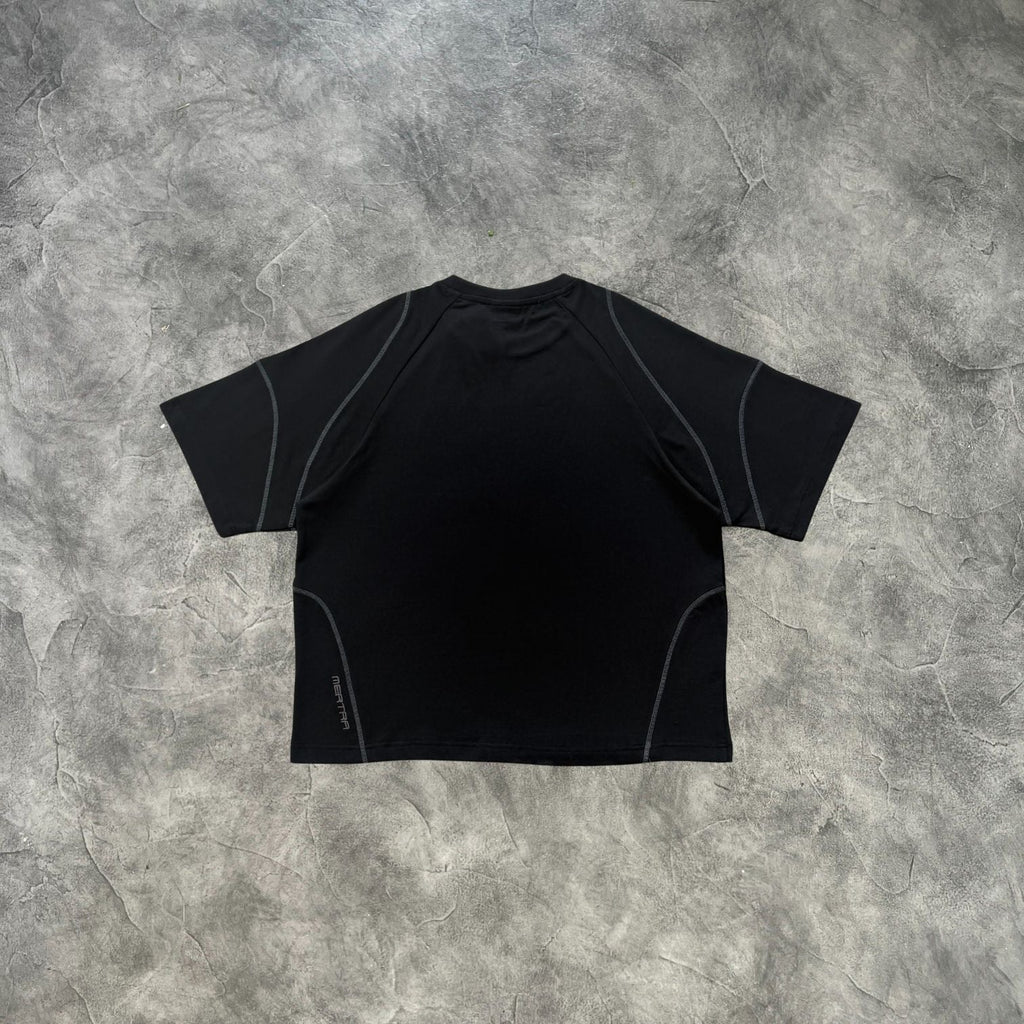 Mertra Stitched T-Shirt Black
