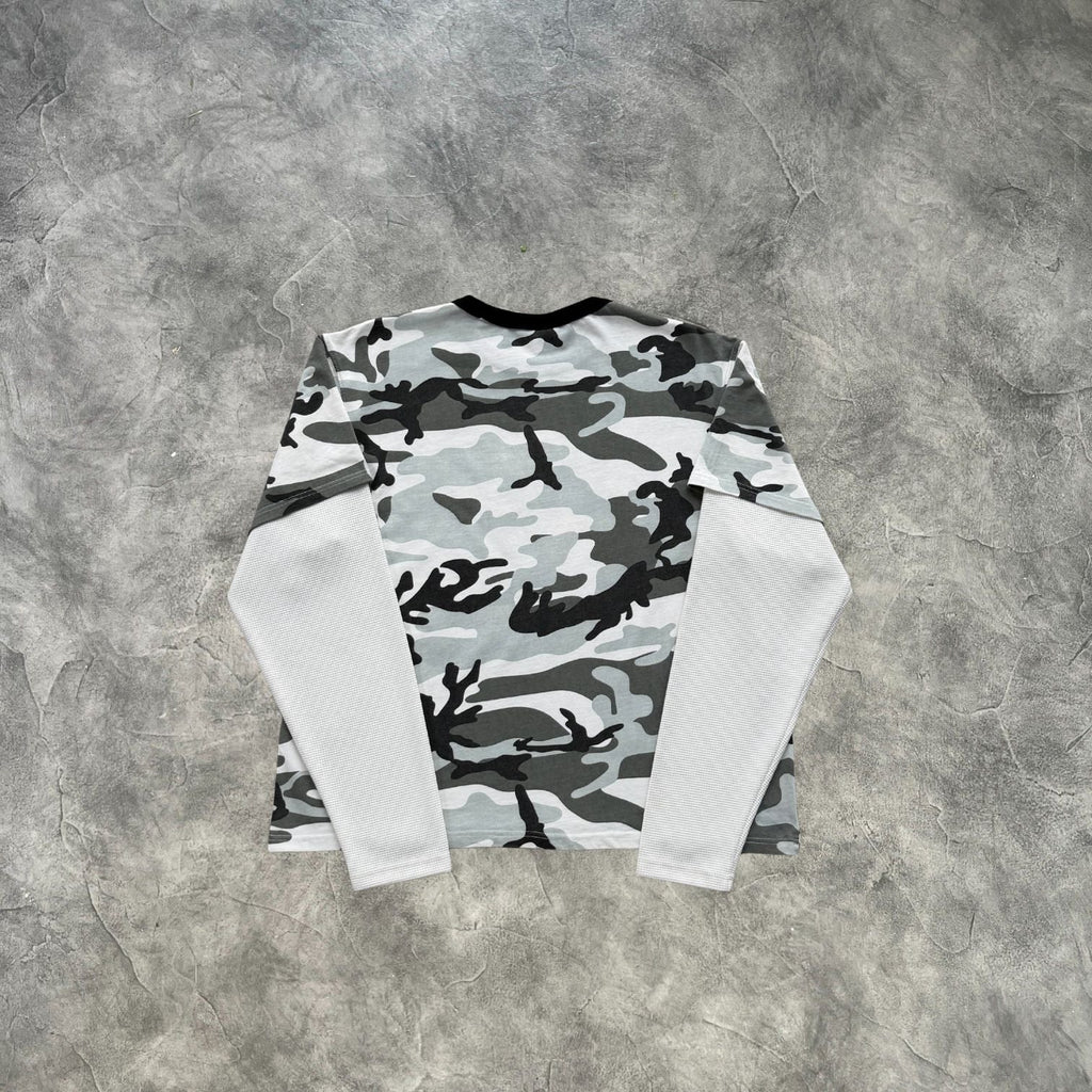 Corteiz Eagle Long Sleeves T-Shirt Camouflage