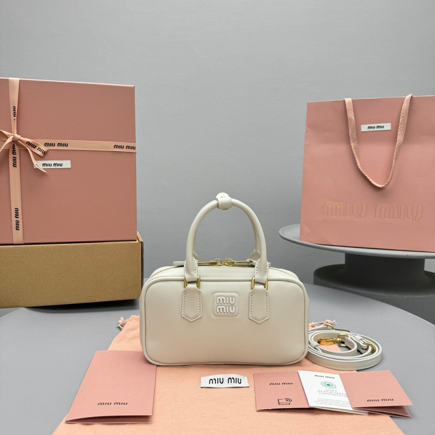 MiuMiu Arcadie Leather Mini Handbags Women's Fashion Cute Size Casual Tote Crossbody Bags Shoulder Handbag Bag Bags 5BP088 #71864