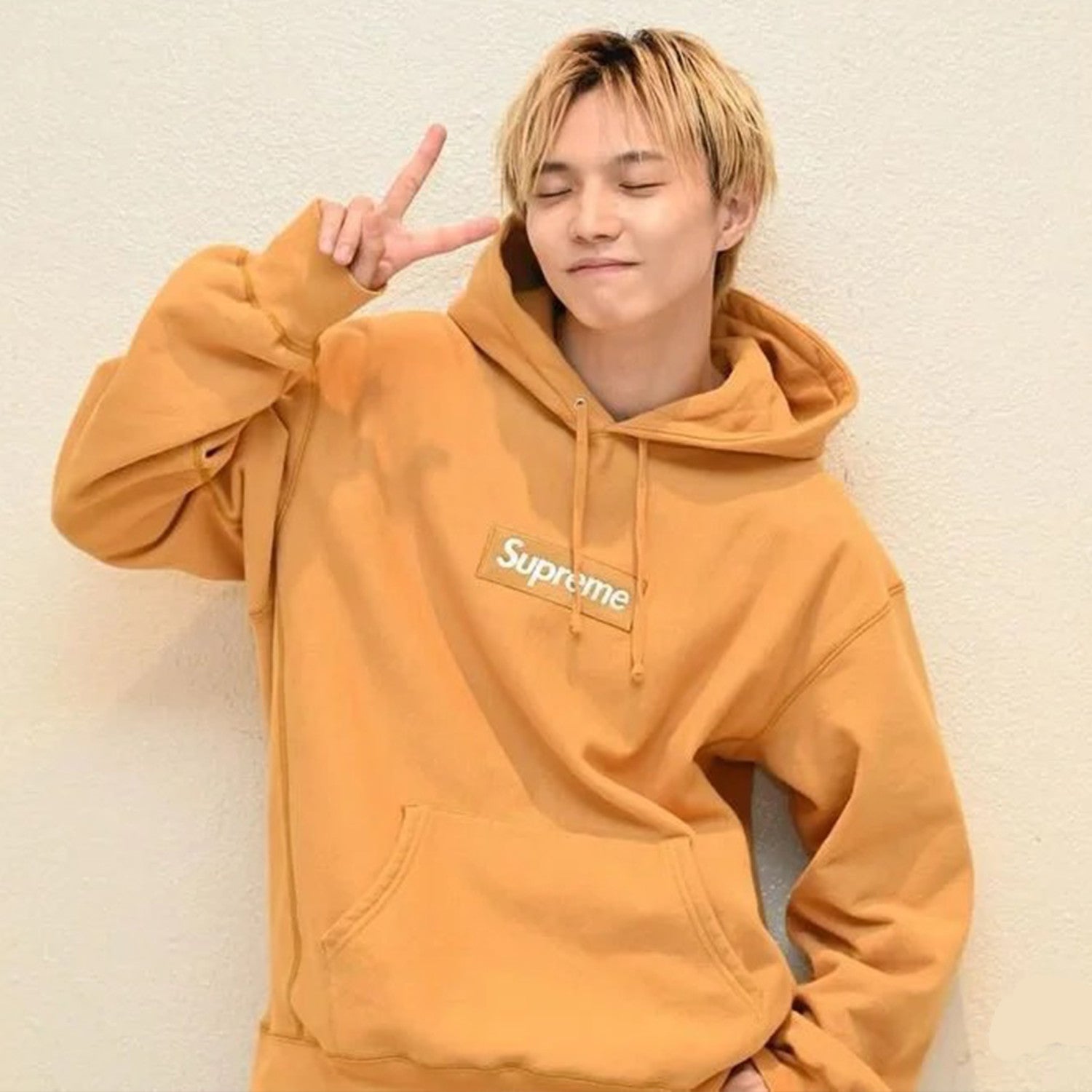 Supreme Men's And Women's Spring And Autumn Solid Color Logo Hoodie Multi-color Hooded Sweatshirt Casual Loose High Street Trendy Tops  #71398
