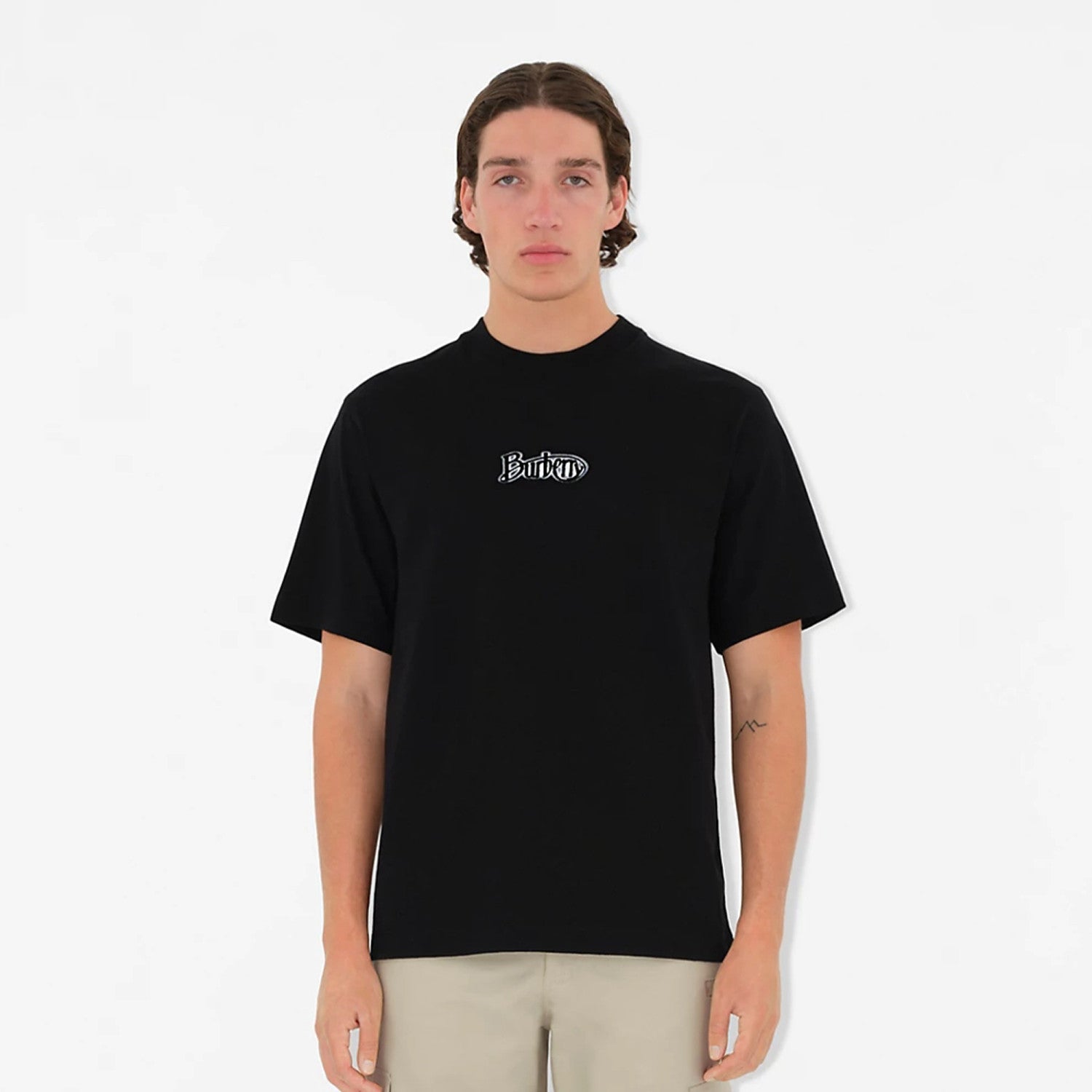Burberry Men's Summer Logo Printed Cotton Short Sleeve Solid Color Round Neck Pullover T-Shirt #76213