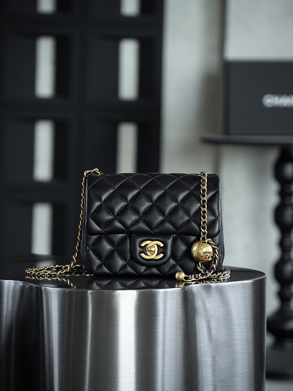 Chanel Flap Bag Small Golden Ball. Single Shoulder Messenger Bag Multicolor Double Size Leather Bags #77345