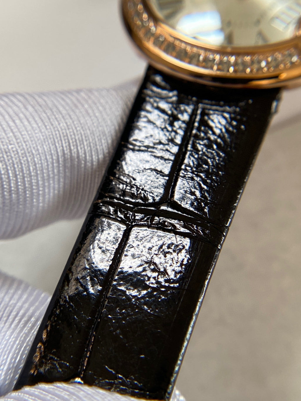 Cartier Black Strap Decorative Watch #21921