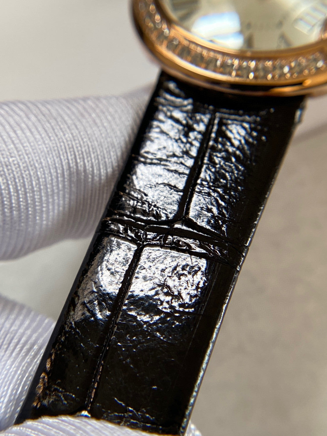 Cartier Black Strap Decorative Watch #21921