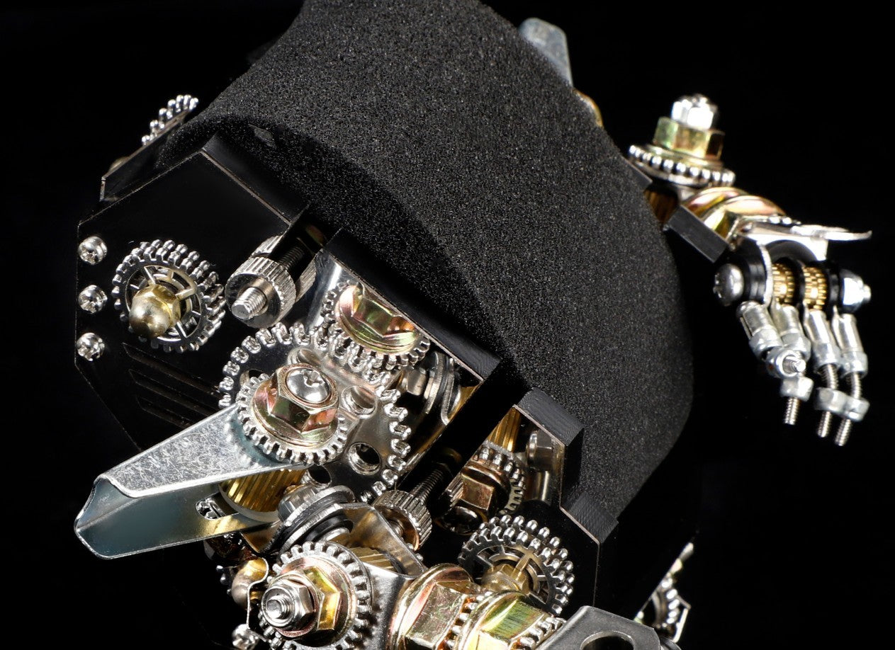 Rolex Men's Automatic Movement Modified Punk Robot Black Strap Mechanical Watch #75378
