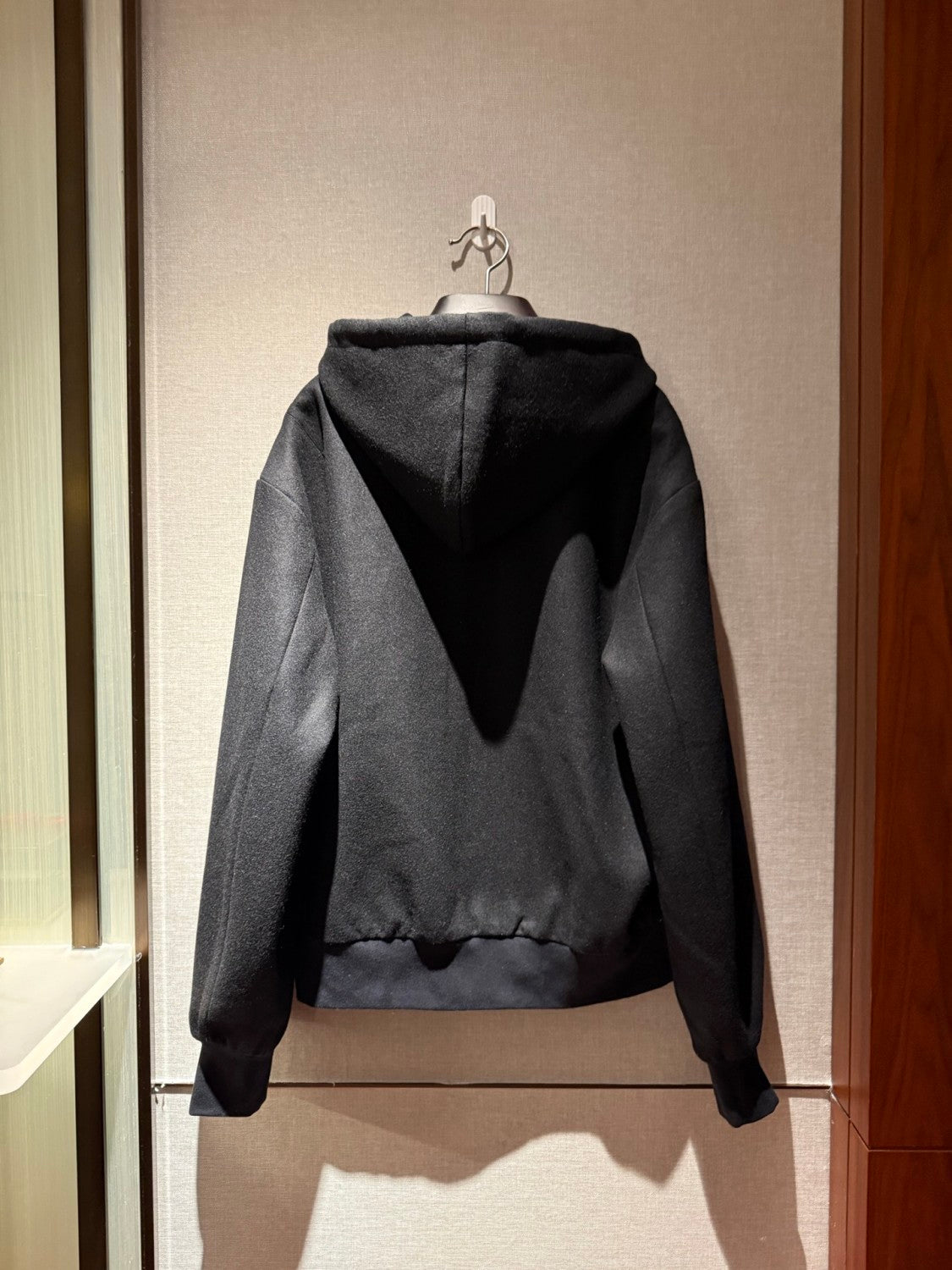 Louis Vuitton Tailored Technical Wool Hooded Blouson #334039