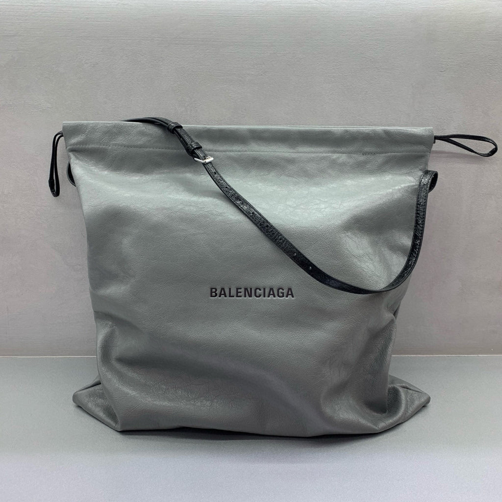 Balenciaga Women's Old Hardware Accessories Zipper Closure Sheep Leather Tote Bag Single Shoulder Crossbody Bags #75936