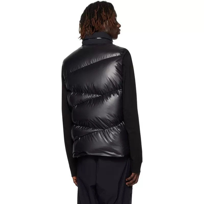 Moncler Men's Autumn and Winter Solid Color Zipper Standing Collar Puffer Down Vest #73659