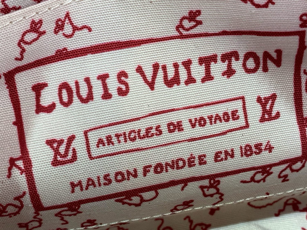 LOUIS VUITTON SPEEDY BANDOULIÈRE 20 Bag Monogram Canvas LV Travels X Grace Coddington Collaboration Series Cat shape pendant #332321