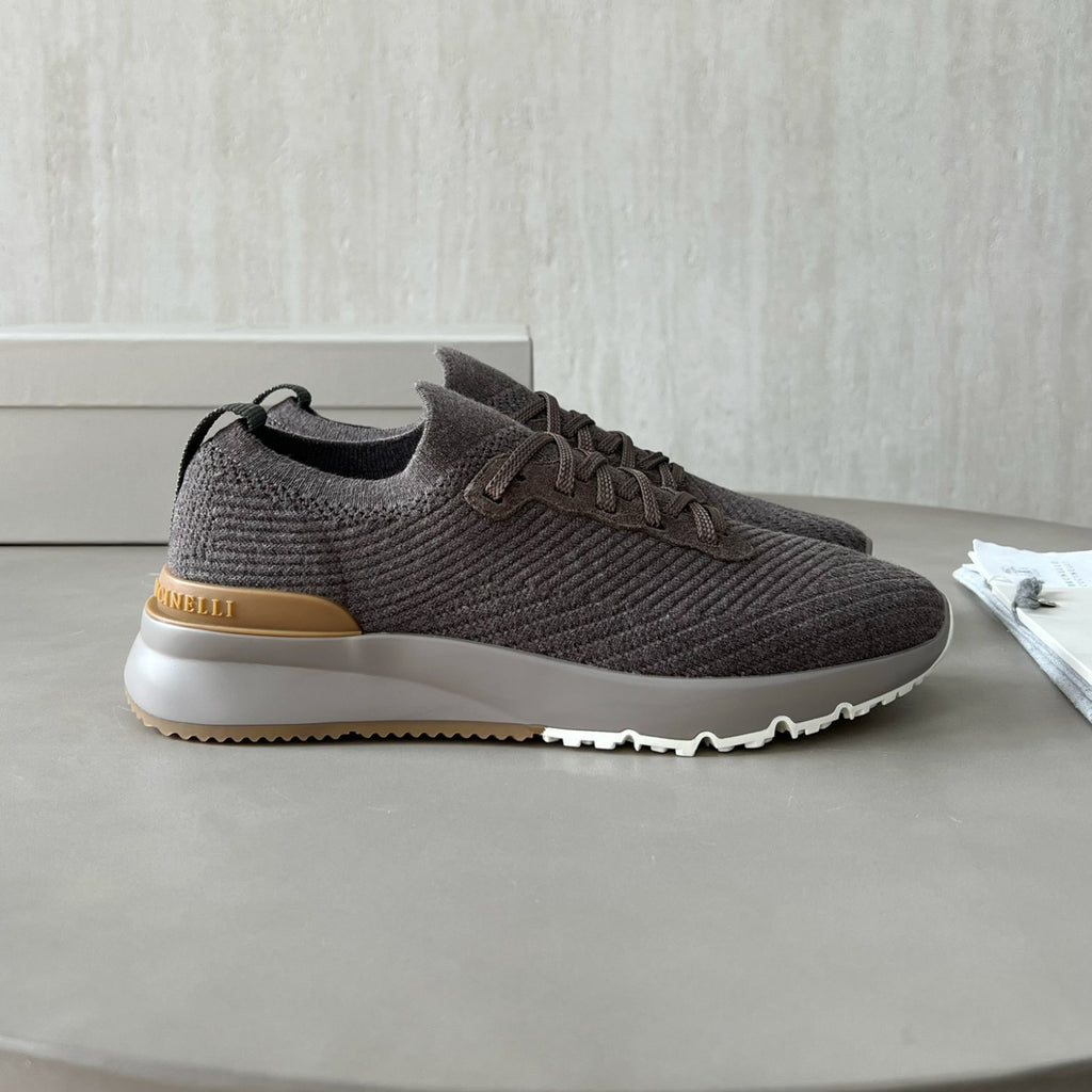 Brunello Cucinelli  Men's Spring/Fall Fashion Casual Round Toe Lace Up Low Top Flat Sole Sneakers Shoes #78959