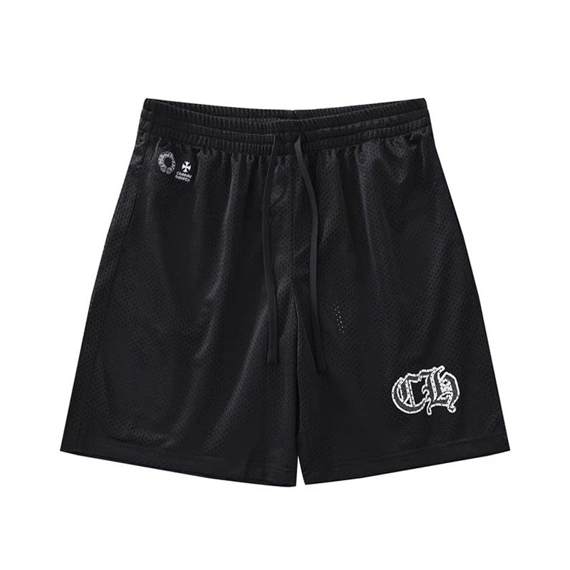 NlGO Chrome Hearts Men's Summeand Winter Blue Short Sleeve T-ShirtShorts Set Suit #72367