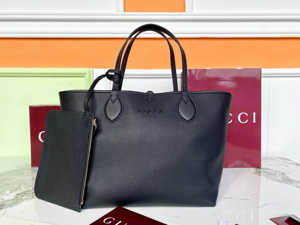 Gucci Women's Totissima Large Reversible Tote Bag in Brown Leather #333292