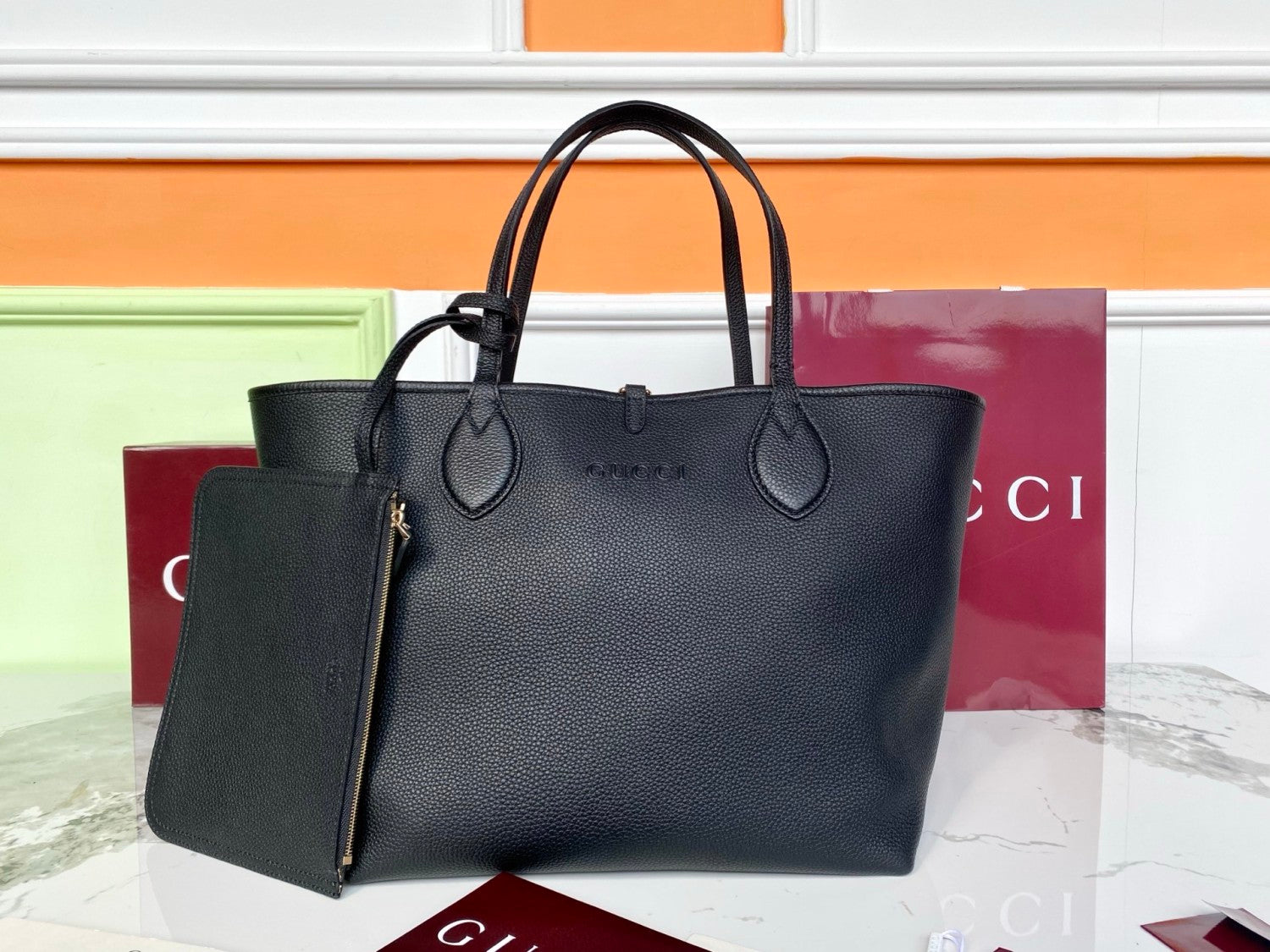 Gucci Women's Totissima Large Reversible Tote Bag in Brown Leather #333292