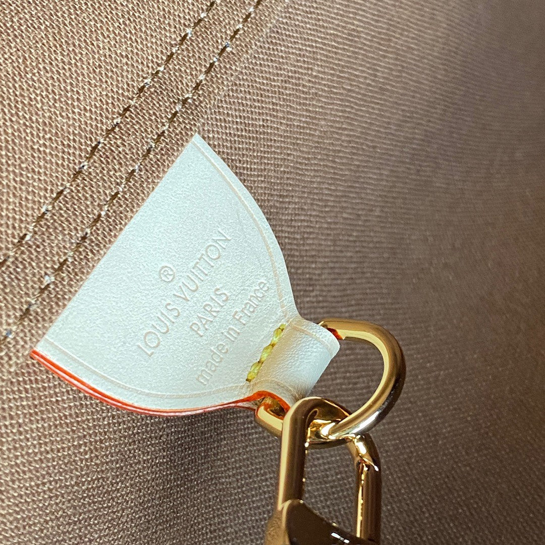 Louis Vuitton Women's ATLANTIS Large Handbags Logo Full Printed Canvas Solid Color Shoulder Crossbody Bags M46817 #81168