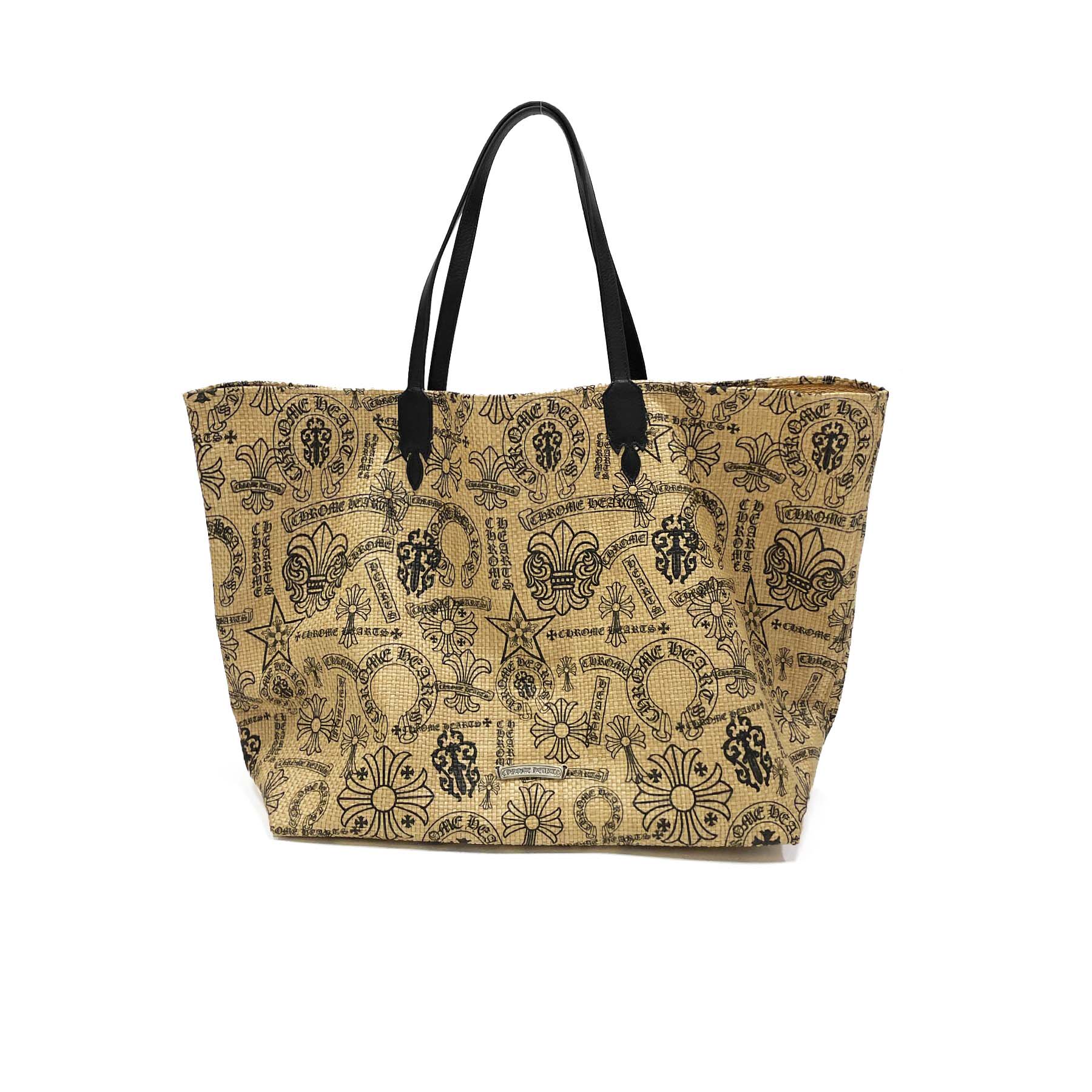 Chrome Hearts Men's And Women's Multi-pattern Cross-stitch Tote Bag Beach Bag 925 Sterling Silver Findings Bags #197458