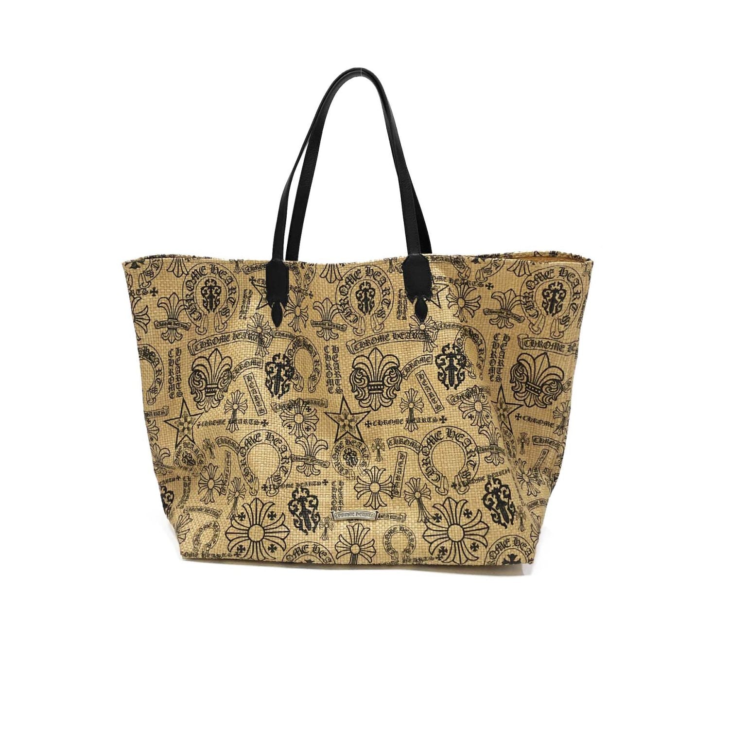 Chrome Hearts Men's And Women's Multi-pattern Cross-stitch Tote Bag Beach Bag 925 Sterling Silver Findings Bags #197458