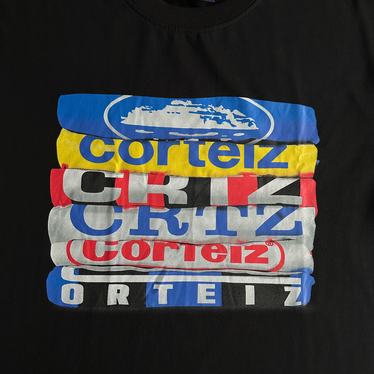 Corteiz Color Album T-Shirt Black