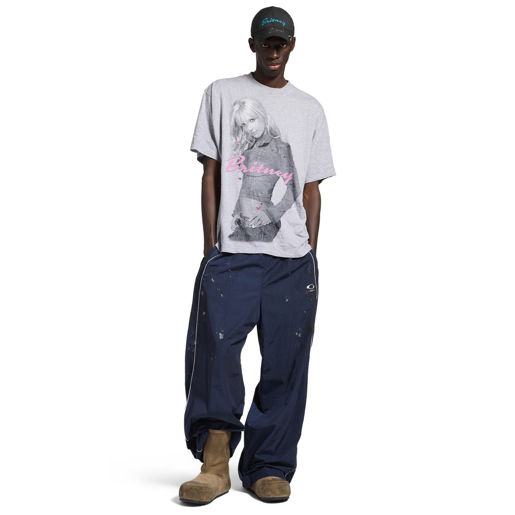 Balenciaga Music | Britney Spears Series Medium Fit T-shirt Men's And Women's Portrait Print Short Sleeve Loose Drop Shoulder Silhouette Small Neckline T-shirt #81382