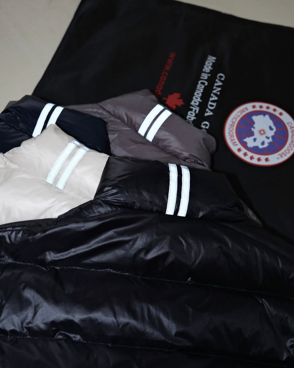 Canada Goose Men's and Women's Fall/Winter Crofton Canada Goose lightweight series functional Down jacket vest #332211