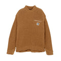 Sacai x Carhartt WIP Men's And Women's Models Autumn And Winter Loose Casual High Neck Long Sleeve Knitted Jumper Pullover #97645