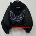 Vetements Men's Women's Autumn And Winter Solid Color Pattern Embroidery Short Zipper Long Sleeve Jacket Ngvp #9429