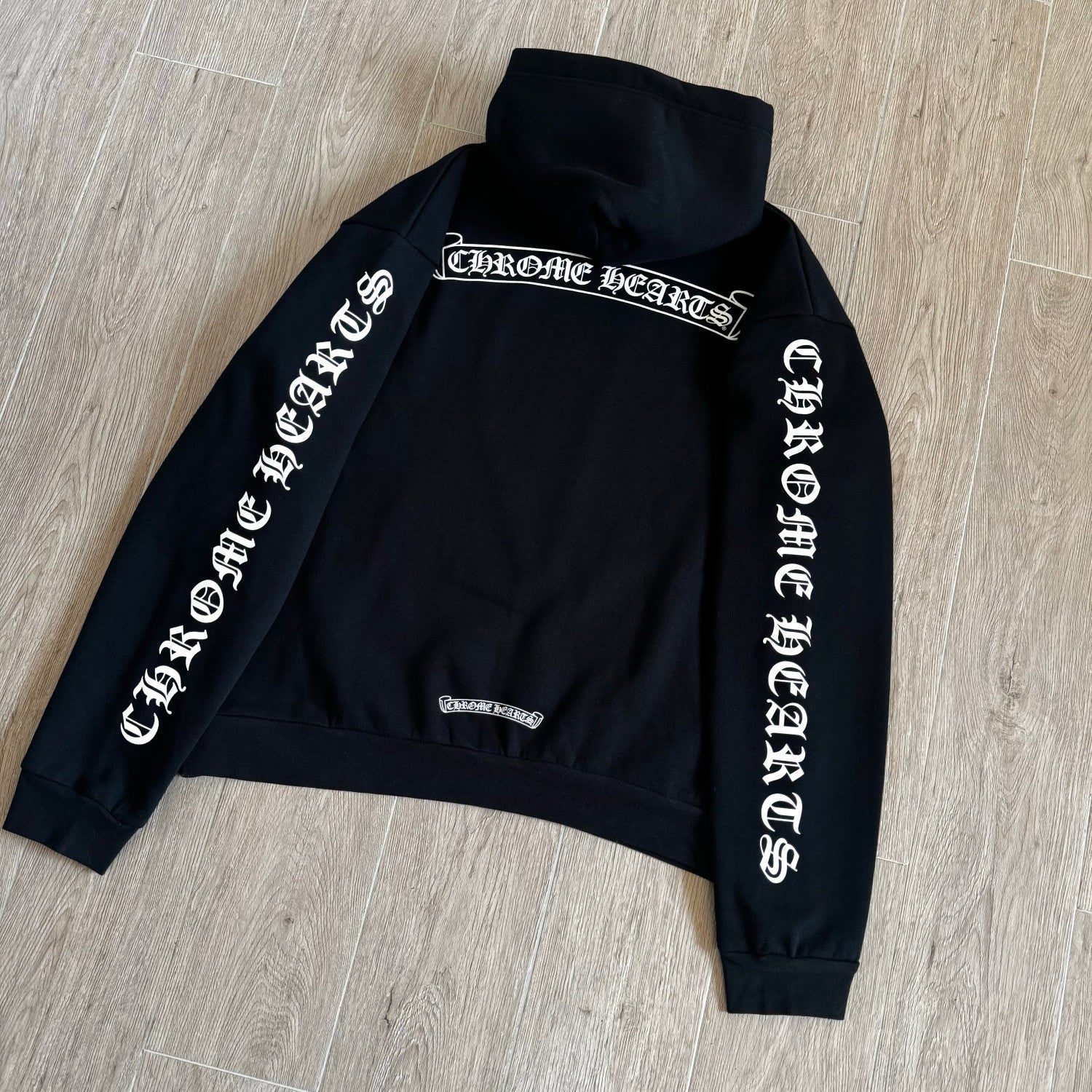 Chrome Hearts Sanskrit Letters on the Side Jacket Hooded Sweatshirt Pants #375726