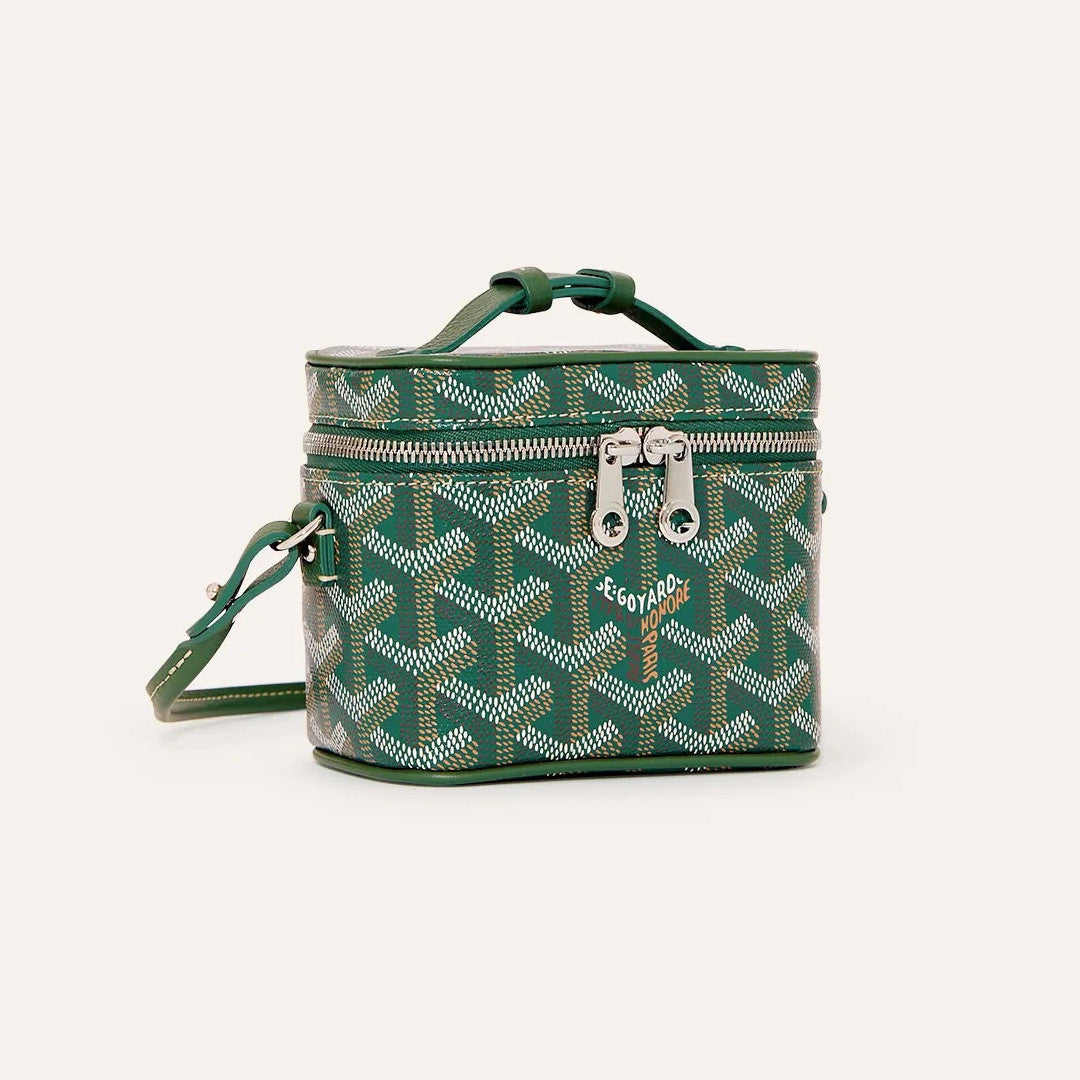 Goyard Muse Nano Women's Fashion Classic Color-Block Zipper Closure Adjustable Strap Leather Mini Makeup Bag Shoulder Bag Crossbody Bag Bags MUSEVANANTY10CL10P #79551