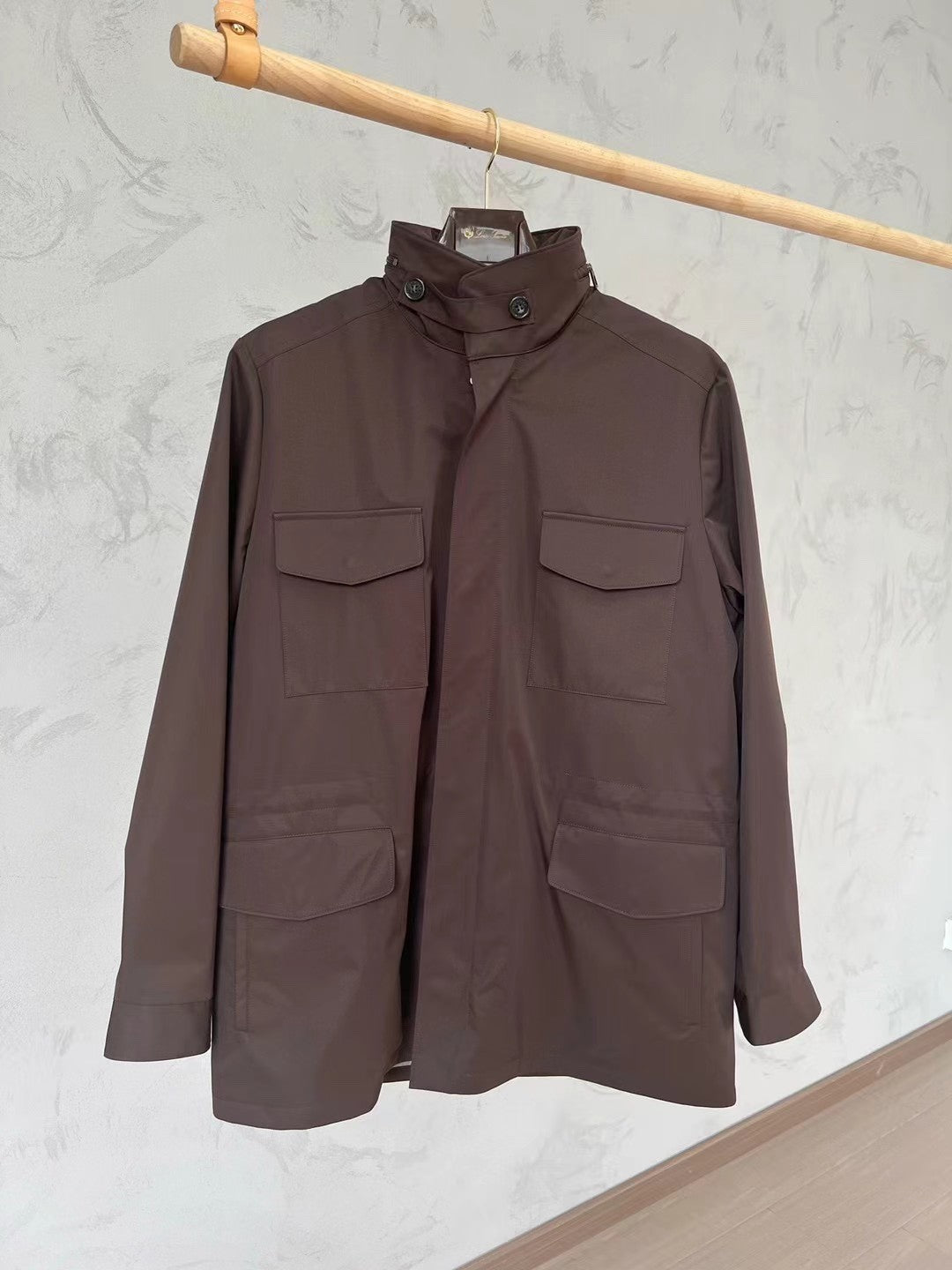 Loro Piana Standing Collar Long Sleeved Jacket #21867