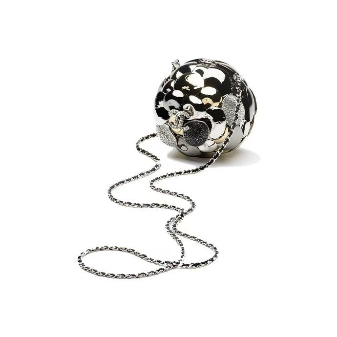 Chanel Collector's Series Camellia Ball Evening Clutch A Exquisite And Sophisticated Work Of Art Handcrafted From Solid Brass Bags Bag #195670