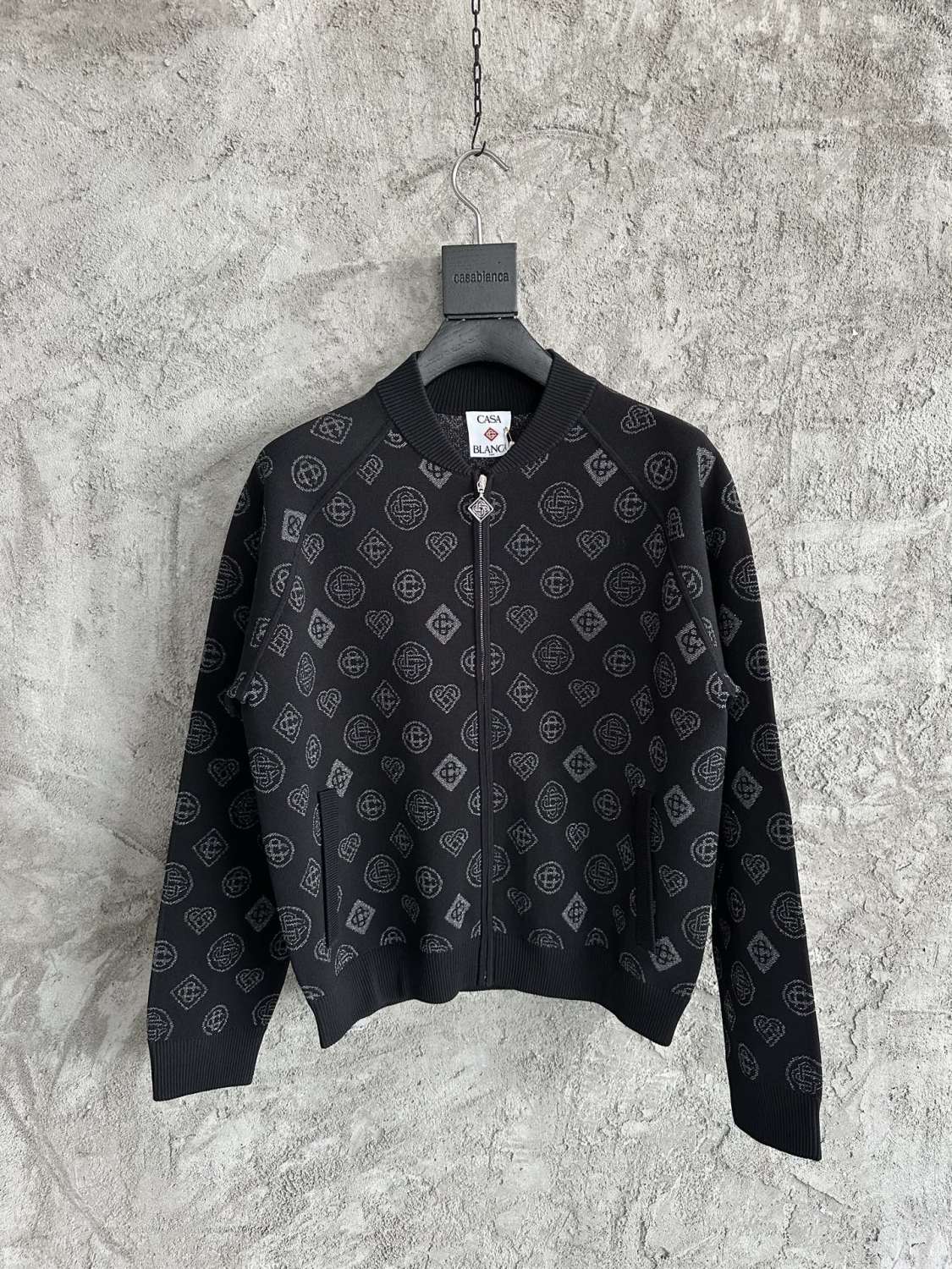 Casablanca Monogram Jacquard Bomber Jacket Trousers #335637