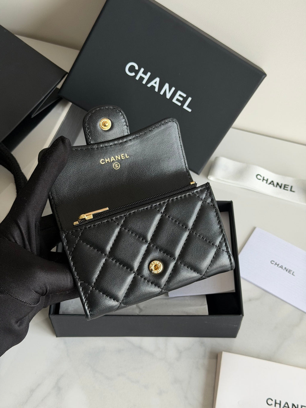 Chanel Classic card holder Lambskin #381727