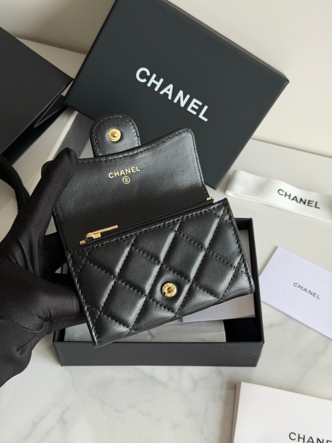 Chanel Classic card holder Lambskin #381727