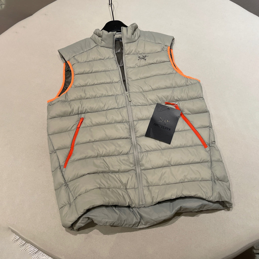 Arcteryx Men's Fall/Winter Fashion Casual High Neck Zipper Sleeveless Thermal Vest #79431