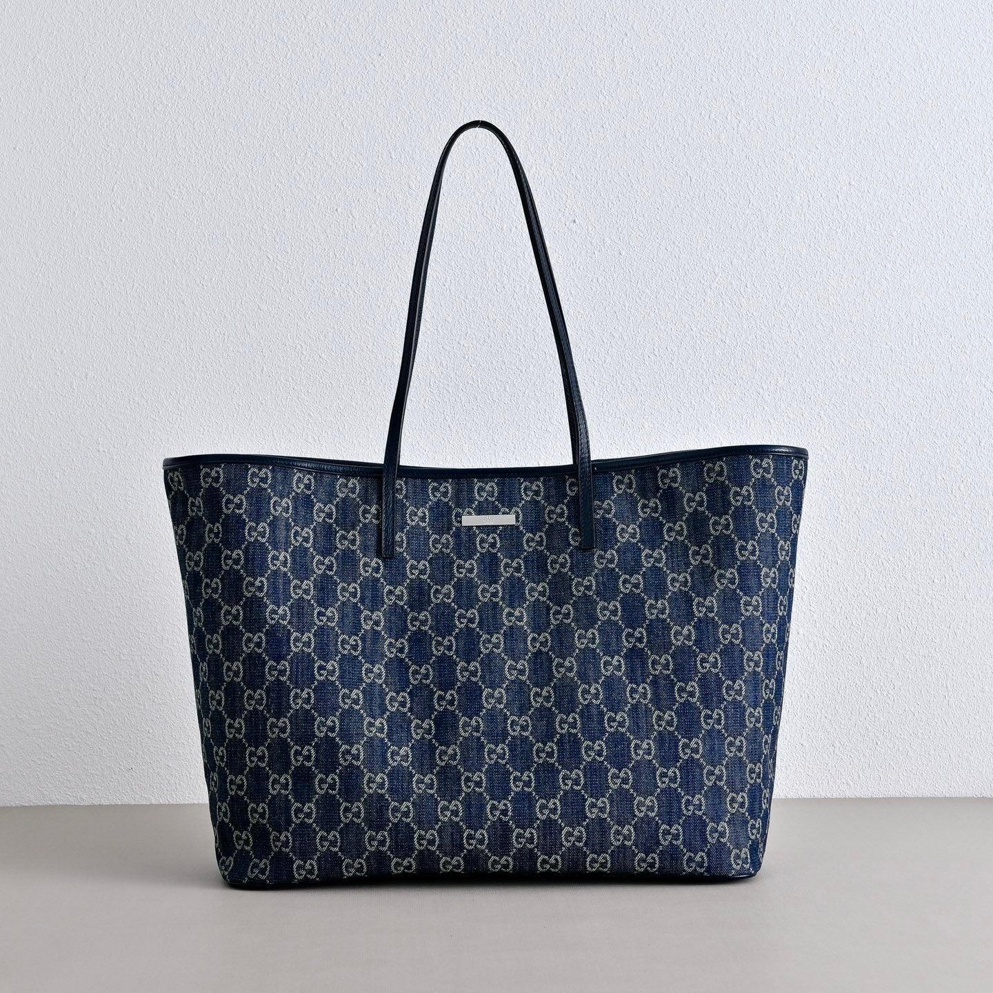 GUCCI Gucci Tribeca Large Tote bag GG Denim #384012