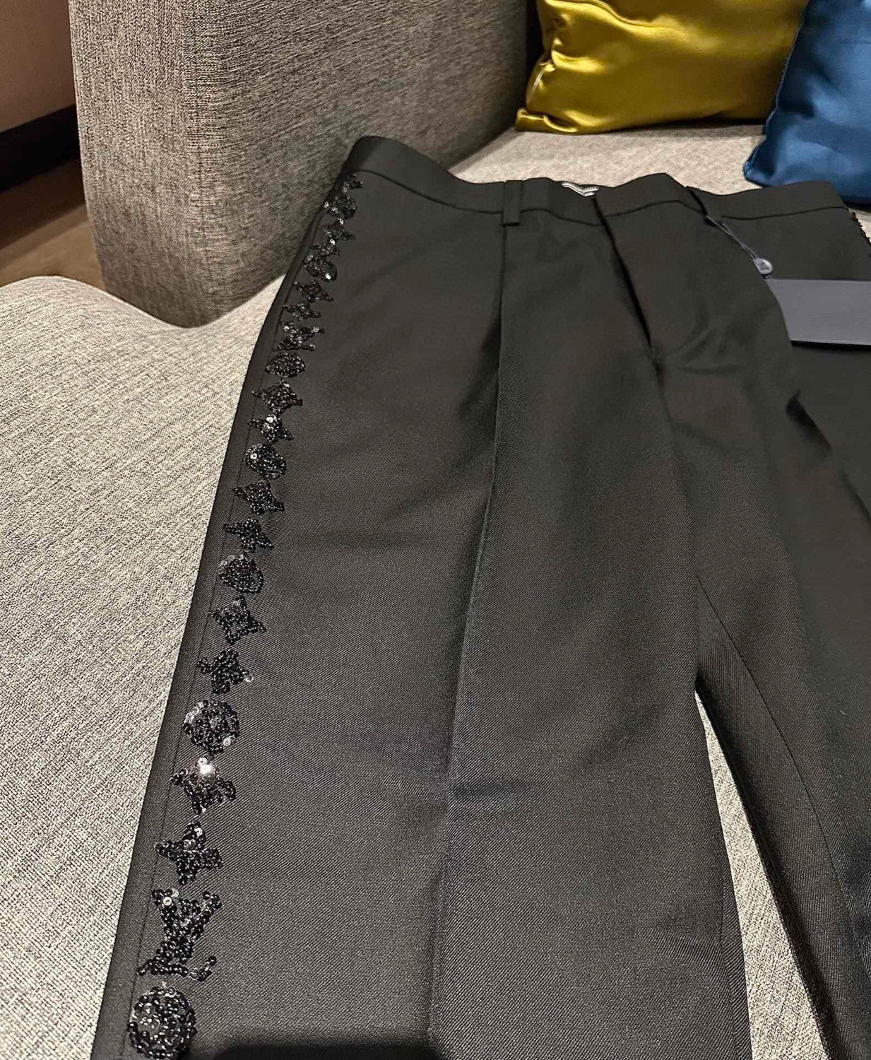 Louis Vuitton Bright Diamond Long Sleeved Coat And Pants Set #96375
